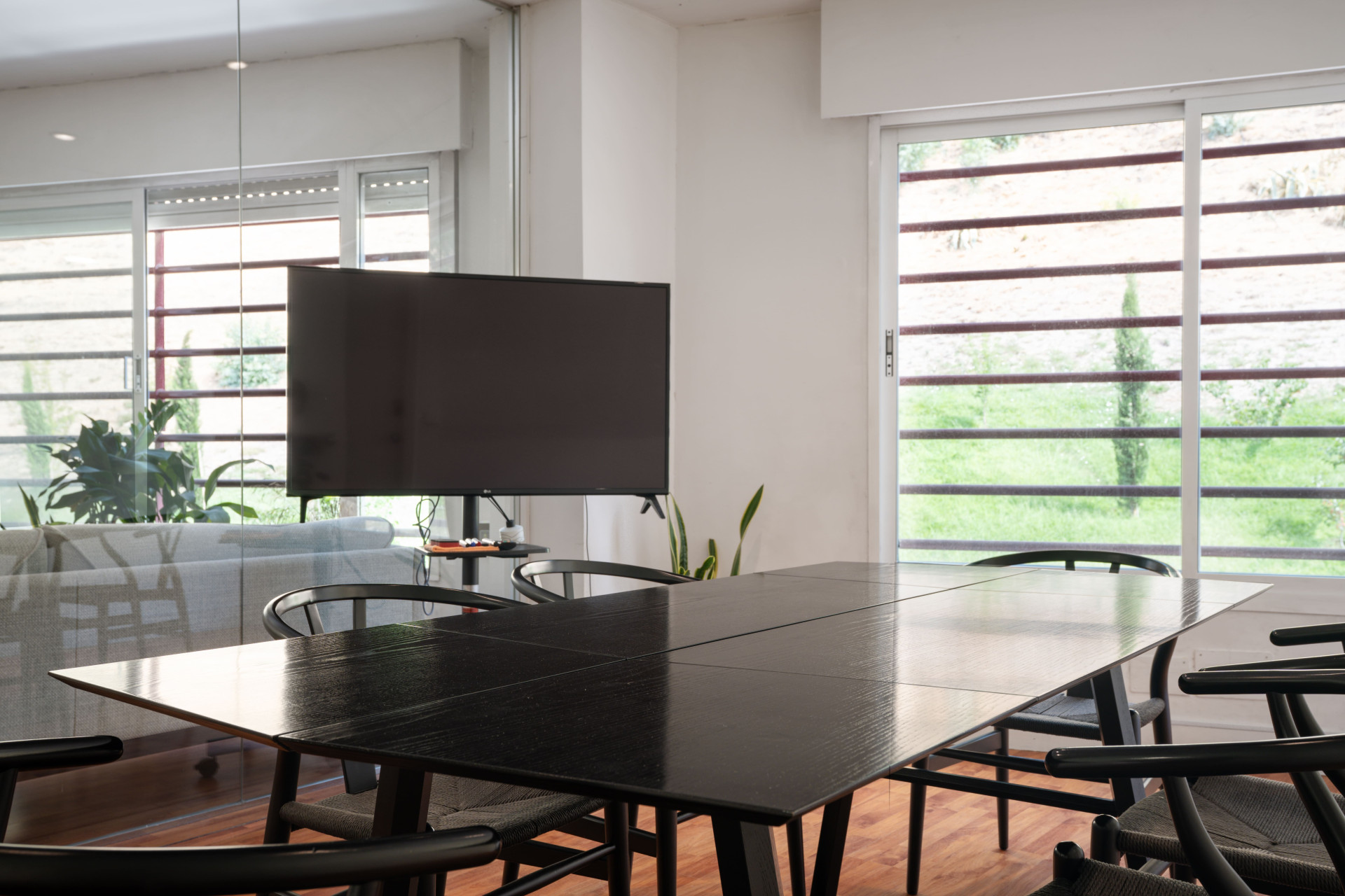 Meeting Room 8-12p | TV + Natural Light + Glazed walls | Coffee included