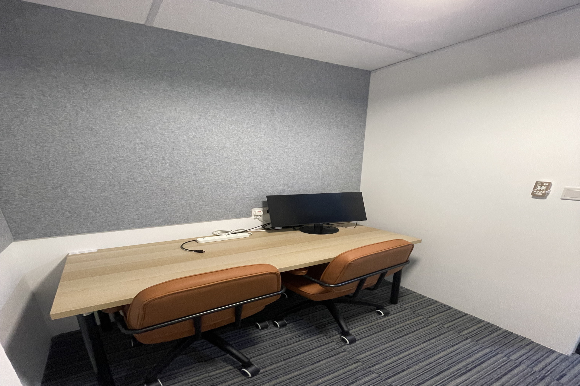 2 Person Private Office (with Monitor) Room A to J