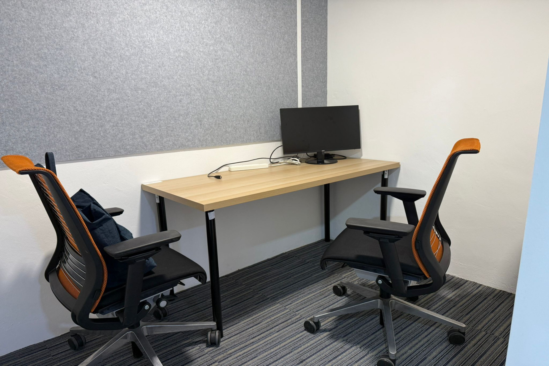 2 Person Private Office (with Monitor) Room A to J