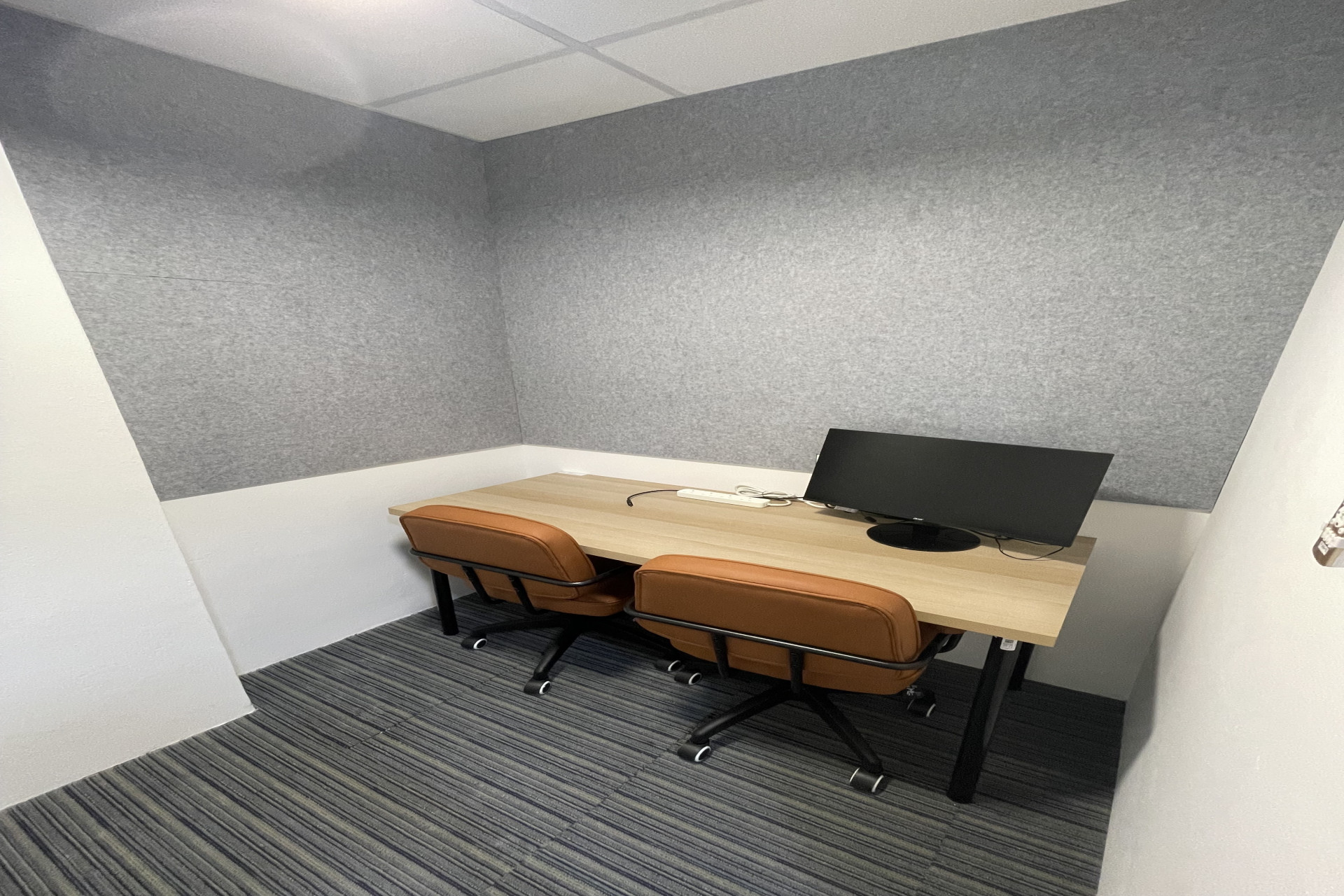 2 Person Private Office (with Monitor) Room A to J