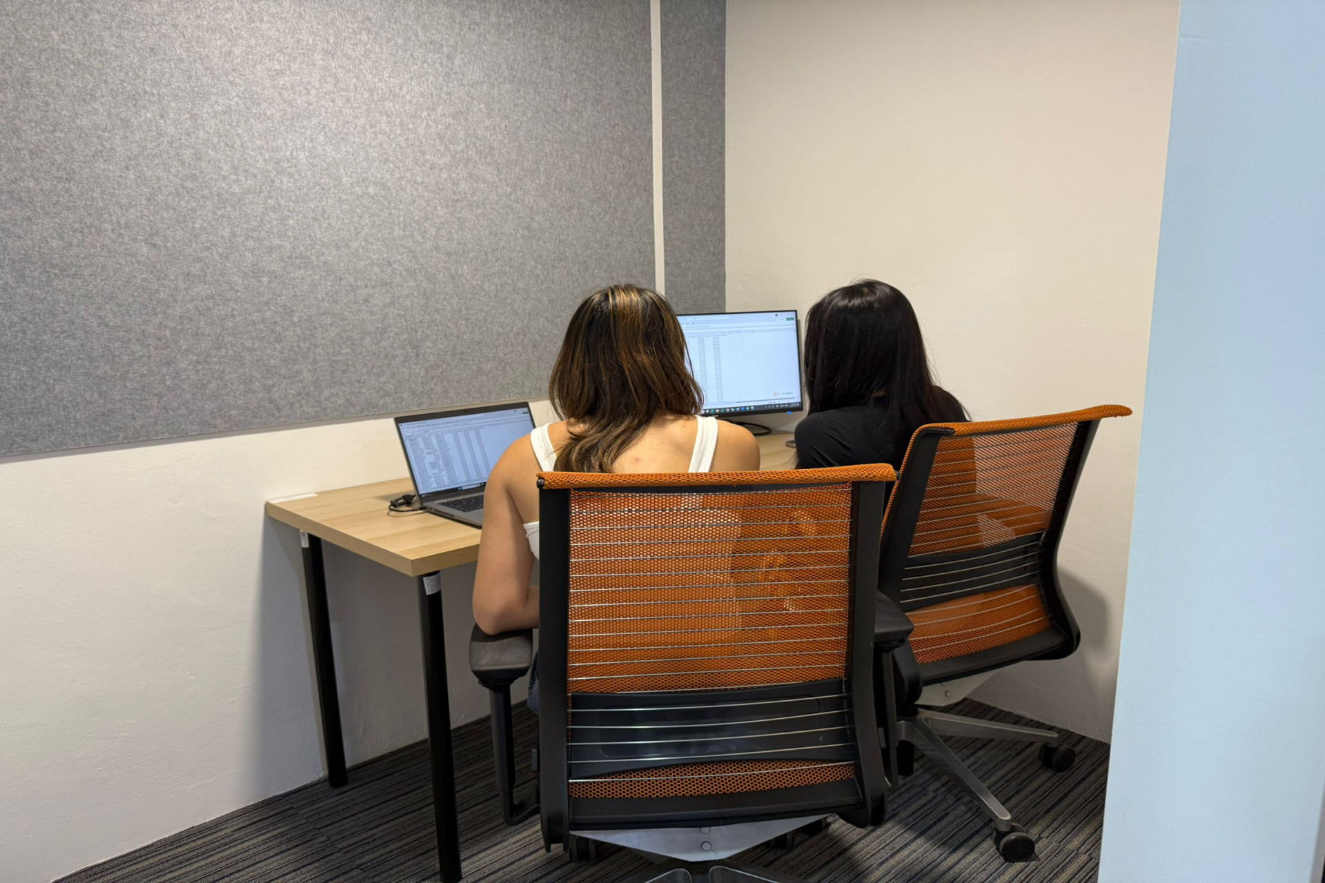 2 Person Private Office (with Monitor) Room A to J