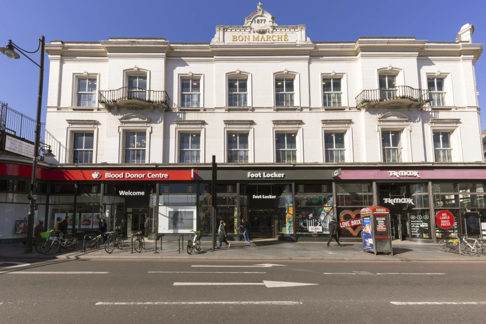 Front of the building