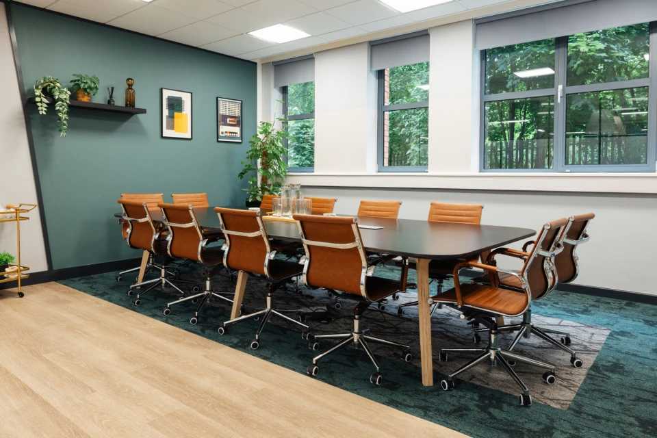 Harewood Suite boardroon for up to 12 persons