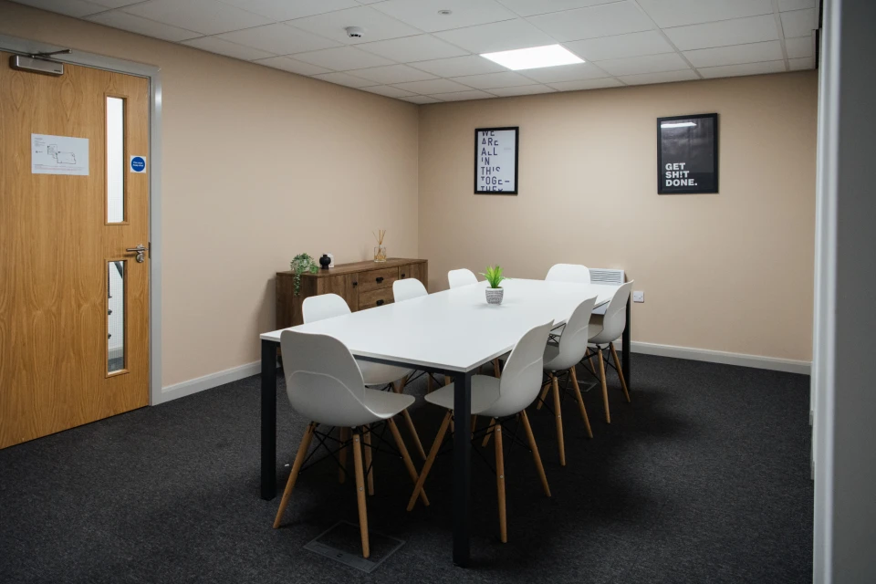 A spacious 8 person meeting room in Sheffield